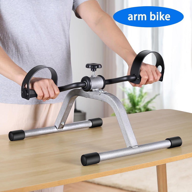 Mini Pedal Exercise Bike – Portable Fitness Cycle for Home & Office | Arm & Leg Workout Machine | Compact Physiotherapy Pedaler
