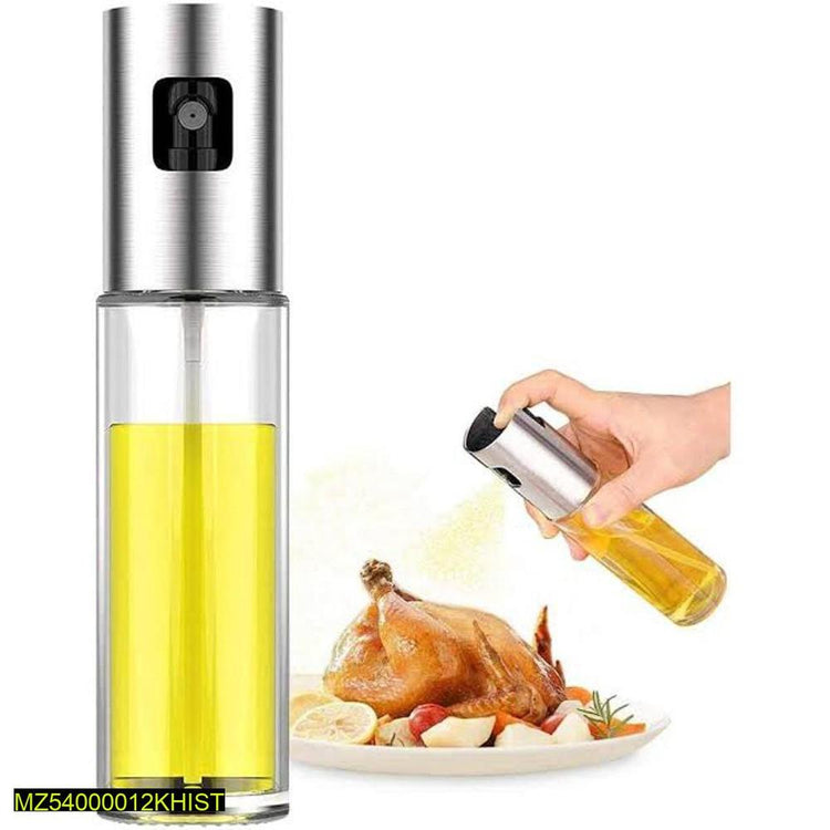 Glass Oil Spray Bottle with Stainless Steel Pump