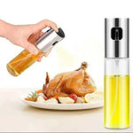 Glass Oil Spray Bottle with Stainless Steel Pump