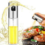 Glass Oil Spray Bottle with Stainless Steel Pump