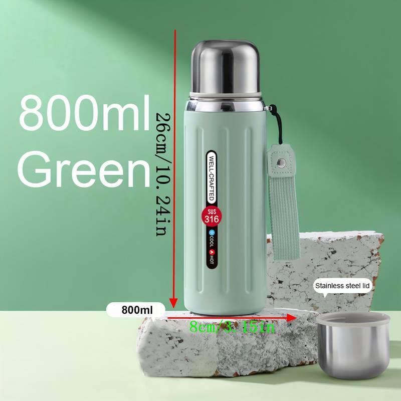 Thermal Isolation Vacuum Water Bottle, 800 Ml