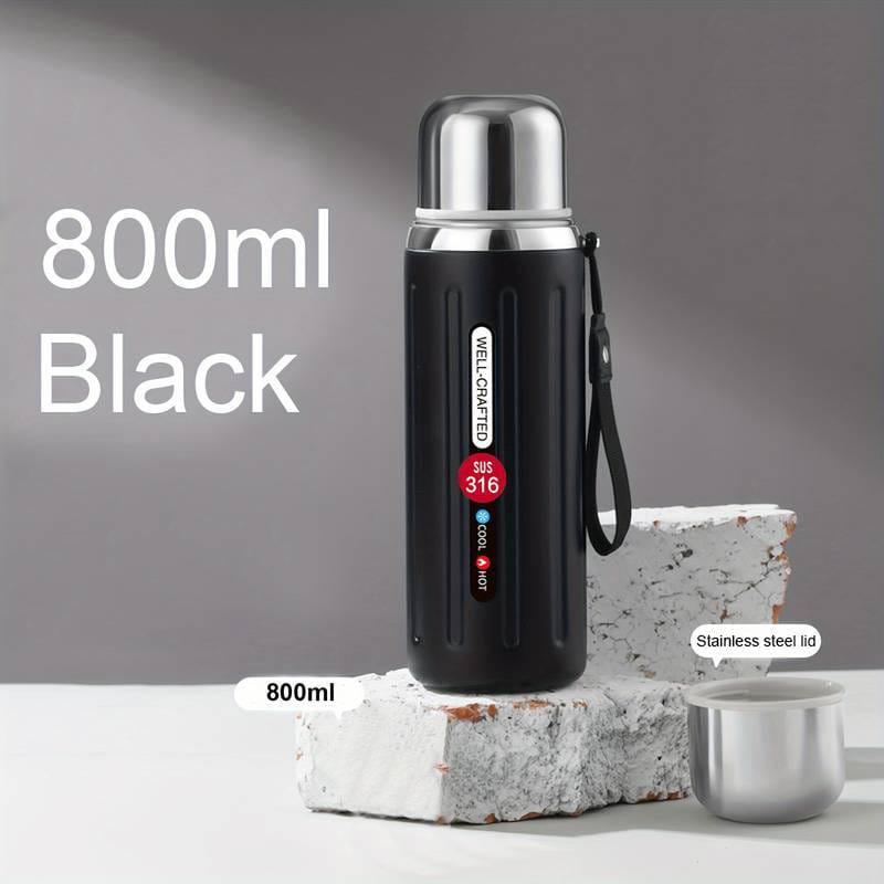 Thermal Isolation Vacuum Water Bottle, 800 Ml