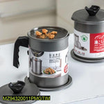 Stainless Steel Oil Separator Pot 1.4L Portable